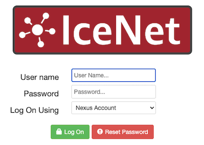 Icenet Iceland Logon